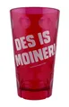 Produktbild: DES IS MOINER! Dubbebecher 0,5 Liter aus Plastik (Pink) - Pfalz Dubbeglas aus Kunststoff (Polycarbonat) für Pfälzer Schorle (Rieslingschorle) und andere Getränke