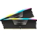 Produktbild: DIMM 64 GB DDR5-6000 (2x 32 GB) Dual-Kit, Arbeitsspeicher schwarz, CMH64GX5M2B6000C30, Vengeance RGB, INTEL XMP