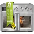 Produktbild: TurboTronic digitaler Heißluftofen - XXL 32 Liter mit Drehspieß 4in1 Mini Backofen & Power Heißluftfritteuse Airfryer silber