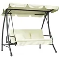 Produktbild: Outsunny - Hollywoodschaukel - 200Lx125Wx170Hcm - Cremeweiß