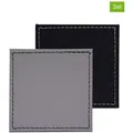 Produktbild: FREEFORM 4er-Set: Untersetzer in Grau - (L)10 x (B)10 cm