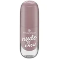 Produktbild: essence gel nail colour 30 nude TO KNOW, langanhaltender Nagellack, schnelltrocknend, farbintensiv, glänzend, Expressergebnis, Altrosa, 8 ml