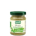 Produktbild: Glutenfreies Pesto Genovese von Byodo – 125 g Glas, Bio Basilikum-Pesto mit Cashewkernen, Einzigartige cremige Sauce, Ideal für Pasta-, Fleisch- & Fischgerichte, Vegetarisch, 100% beste Bio-Zutaten