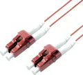Produktbild: ROLINE LWL-Kabel SLIM 50/125µm OM4, LSOH, LC/LC, violett, 10 m