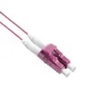 Produktbild: ROLINE Slim Patch-Kabel LC Multi-Mode M bis M 10 m Glasfaser 50/125 Mikrometer OM4 halogenfrei violett (21.15.9265)