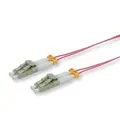 Produktbild: ROLINE 21.15.9265 LWL-Patchkabel Multimode Duplex SLIM OM4 LC/LC violett 10 m