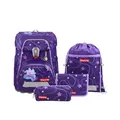 Produktbild: Step by Step Schulranzen-Set FIT „Pegasus Emily“ 5-teilig, lila, Pegasus-Design, ergonomischer Tornister mit Reflektoren, höhenverstellbar mit Hüftgurt für Mädchen ab der 1. Klasse, 19L