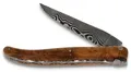 Produktbild: Laguiole en Aubrac Taschenmesser L0512TKH-FDBB1, Griff 12cm Teak - Klinge Balbach DSC Carbon Damast - Platine verziert