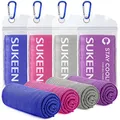 Produktbild: Kühltuch Set, kühlendes Handtuch Kühltücher Hals, Handtuch kühlend, Cooling Towel, Kühltücher Sport, Kühlendes Tuch, Eishandtücher für Wandern, Laufen, Tennis, Reisen,