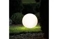 Produktbild: esotec LED Kugelleuchte Solar Leuchtkugel Siena D=50cm multicolor, USB, Fernbedienung 102893
