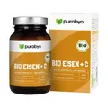 Produktbild: PURABYO BIO Eisen plus C | Pflanzliches Eisen mit Vitamin C | Bio Curryblatt + Bio Acerola | im Glas