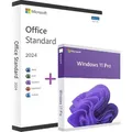 Produktbild: Microsoft Office 2024 Standard + Windows 11 Pro (Bundle) Sofort-per-Email