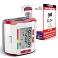 Produktbild: scala SC 6400 rot Handgelenk Blutdruckmessgerät – Präziser Blutdruckmesser mit WHO-Indikator & 85 Speicherplätzen – Fuzzy Logic Technologie – Inkl. Box & Batterien – Manschette 13,5-19,5 cm