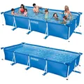 Produktbild: Family Swimming Pool Frame Rechteck 450x220x84cm Schwimmbecken von INTEX