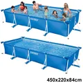 Produktbild: INTEX Family Swimming Pool Frame Rechteck Schwimmbecken Planschbecken
