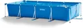 Produktbild: Intex Frame Pool 450x220x84cm Aufstellpool Rechteck Gartenpool Stahlrahmen Blau