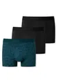 Produktbild: Schiesser Unterwäsche Boxershorts 95/5 Webgummibund blau uni/gemustert Herren - 3 Stück