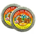 Produktbild: Food-United TETE DE MOINE AOC-AOP Schweizer Mönchskopf-Käse-Laib 2x 800g Swiss-Girolle Monks-Head-Cheese Berner Jura Halb-Fester-Schnittkäse blumig-würzig original g.U. Siegel