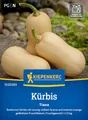 Produktbild: Kiepenkerl Kürbissamen Tiana 1030360 - Butternut- Kürbis - nussig- süßes Aroma - intensiv orange gefärbt - 1-1,5kg - Samen Gemüse, Saatgut, Gemüsepflanzen