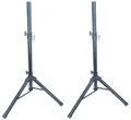 Produktbild: 2x DJ PA Boxen Ständer Lautsprecher Stativ Boxenstative Stative 75-132 cm 25 kg