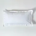 Produktbild: Homescapes - Kopfkissenbezug Mit Stehsaum Weiss, Fadendichte 200, 50 X 90 Cm
