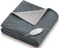 Produktbild: BEURER Heizdecke HD 75 Cosy Dark-Grey, elektrische Wärmedecke zum Einkuscheln, Mit 6 Temperaturstufen, Abschaltautomatik, maschinenwaschbar