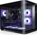 Produktbild: kiebel.de Gaming PC Curve AMD Ryzen 5 5500, 16GB DDR4, NVIDIA RTX 5060 8 GB, 1TB SSD, Windows 11, Gaming PC