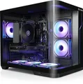 Produktbild: Kiebel Curve Gaming-PC (AMD Ryzen 5 AMD Ryzen 5 5500, RTX 5060, 16 GB RAM, 1000 GB SSD, Luftkühlung, ARGB-Beleuchtung)