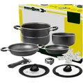 Produktbild: BRUNNER Topf-Set BRUNNER Camping Topfset PIRATE Vacublock Leicht, Stapelbar, Alu, (7-tlg) Ø 24 cm