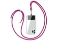 Produktbild: EAZY CASE Handykette Universal für jedes Smartphone zum Umhängen, Hülle für Unterwegs Handyband mit jeder Hülle kombinierbar Pink Silber