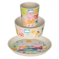 Produktbild: Geschirr-Set für Kinder CONNECT PEPPA PIG, Organic-Kunststoff, KOZIOL
