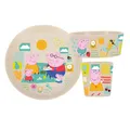 Produktbild: koziol - Kindergeschirr-Set CONNECT PEPPA PIG - 3er Set - Teller, Schale, Becher
