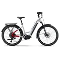Produktbild: Haibike Trekking 7 Low 2026 - soft grey/red/blue glänzend