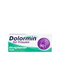 Produktbild: Dolormin® für Frauen bei Menstruationsbeschwerden mit Naproxen – bei Regelschmerzen und Krämpfen – 10 Tabletten