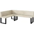 Produktbild: Meblini Eckbank, Creme, Textil, L-Form, 196x142 cm, Esszimmer, Bänke, Eckbänke