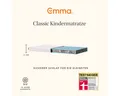 Produktbild: Kindermatratze Emma Kindermatratze, atmungsaktiv & waschbar bei 60°C, Emma, 11 cm hoch, (1-tlg), 60 x 120cm & 70 x140cm, Stiftung Warentest 
