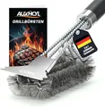 Produktbild: AUXHCYL Grillbürste Edelstahl, 3-in-1 Grill Bürste mit Schaber, PP Wärmedämmung Drahtbürste Grill, 45.5cm Extra Langer Edelstahl BBQ Grills Reinigungsbürste für Gasgrill, Holzkohlegrill, Grillrost