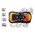 Produktbild: Ricoh Pentax WG-80 Orange - Robuste 20MP Unterwasser Kamera 4K GPS