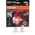 Produktbild: 2x OSRAM NIGHT BREAKER LED Gen2 Glassockelbirne W5W 5700K mit Straßenzulassung