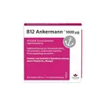 Produktbild: B12 Ankermann® Vitamin B12 Injektion 1000 µg, 5 Ampullen | Spritze zum Ausgleich eines Vitamin-B12-Mangels, hochdosiert, schnelle Verfügbarkeit, vegan, Arzneimittel
