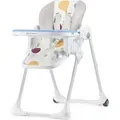 Produktbild: Kinderkraft YUMMY Zusammenklappbarer Kinderhochstuhl - 7-stufig höhenverstellbar - 3-stufig Rückenlehne - Abnehmbares Tablett 5-Punkt-Gurt Mehrfa... - Bunt