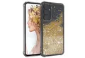Produktbild: EAZY CASE Handyhülle Liquid Glittery Case für Samsung Galaxy A35 6,6 Zoll, Durchsichtig Back Case Handy Softcase Silikonhülle Glitzer Cover Gold