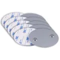 Produktbild: VisorTech Rauchmelderbefestigung: 5er-Set Rauchmelder-Magnethalter mit extra-starken 3M-Klebpads (Magnetscheiben Rauchmelder, Magnetplatte)