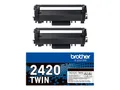 Produktbild: Brother TN2420 TWIN - 2er-Pack - Hohe Ergiebigkeit