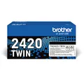 Produktbild: Brother Original TN2420TWIN Bundle mit 2 Tonern, schwarz, ca. 6000 Seiten, für MFCL2710DW/MFCL2710DN/MFCL2730DW/MFCL2750DW/DCPL2510D/DCPL2550DN/HLL231 0D/HLL. 2350DW/HLL2370DN/HLL2375DW, Doppelpack