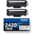 Produktbild: Brother TN-2420 TWIN Doppelpack, 2 x 3000 Seiten, Toner schwarz, 2 Stück
