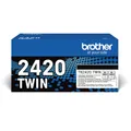 Produktbild: BROTHER TN-2420TWIN Toner Cartridge, Black, Twin Pack, High Yield, includes 2 x