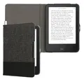 Produktbild: kwmobile Hülle kompatibel mit Tolino Vision 1/2 / 3/4 HD - Canvas eReader Schutzhülle Cover Case - Anthrazit Schwarz