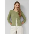 Produktbild: s.Oliver Cardigan Indoor-Jacke Pointelle-Jacke grün XL (42)
