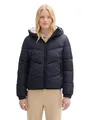 Produktbild: TOM TAILOR Denim Damen Puffer Jacke mit Kapuze,10668 - Sky Captain Blue, XXL
